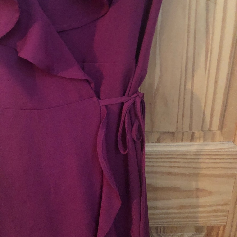 Maroon Ruffled Dress - Picture 5 of 8